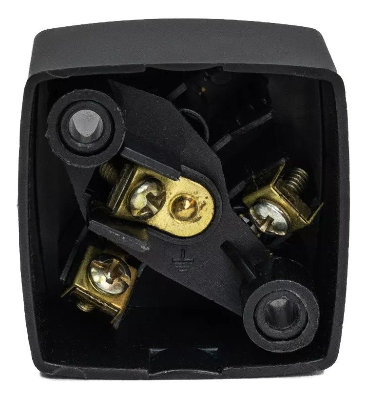 Toma Base Industrial 2x16a + Tierra Color Negro Kalop