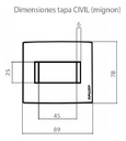 BASTIDOR 1 MODULO MIGNON KALOP - KL40707