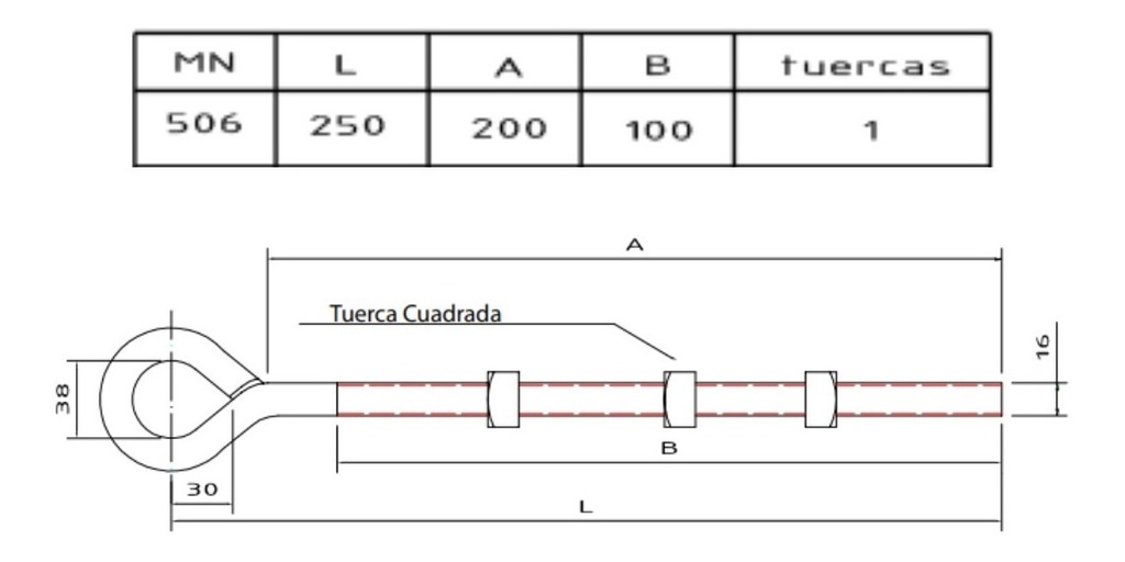 BULON C/OJAL MN506 - MN506
