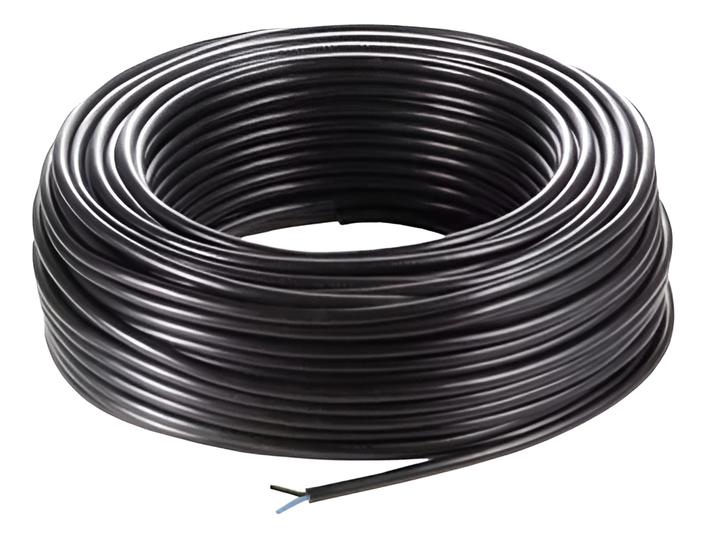 CABLE TALLER CU 2X2,5 NEGRO FLEXIVOLT - FT005