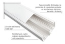 CABLECANAL 100X50  X 2 MTS BL KALOP - KL04500