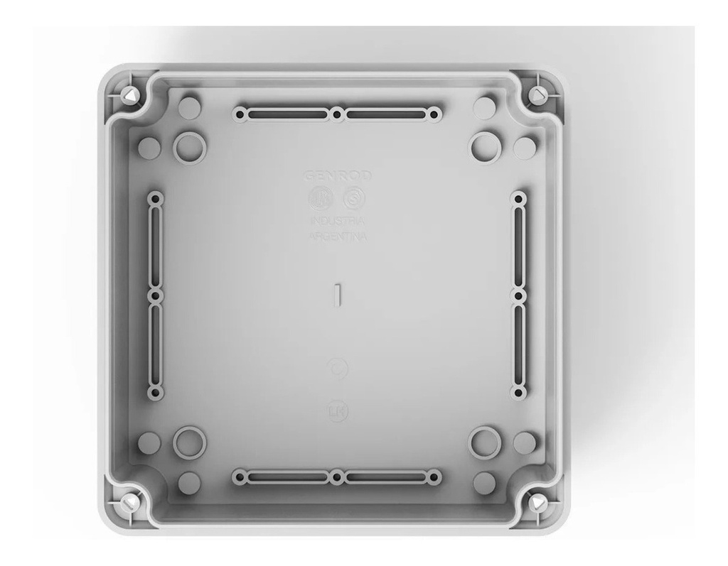 CAJA ESTANCA PASE 210X210X165 BL IP65 (D) GENROD - 06212116B