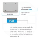 CAJA IP40 CIEGA 4 MODULO SIGMA GRIS KALOP - KL42113