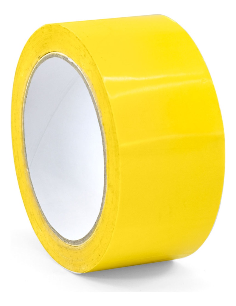 CINTA ADHESIVA AMARILLA PVC 19MM X 20MTS AE - CA19 AM
