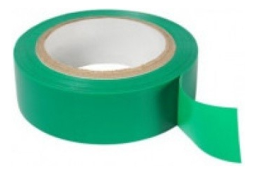 CINTA ADHESIVA VERDE PVC 19MM X 20MTS AE - CA19 VE