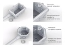 CONECTOR DE PVC TUBO RIGIDO  25MM ULTRA LH GENROD - CTRG025HDX