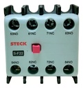 CONTACTO AUX P/CONT SD2 2NA+2NC 4P FRONTAL STECK - SF22