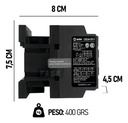CONTACTOR 3P  18A 1NA+1NC 24VCA BAW - CB3A1811B7