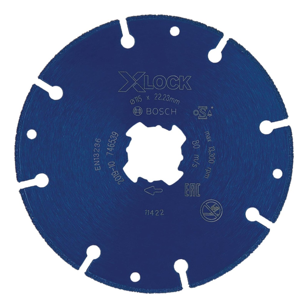 DISCO DIAMANTADO X-LOCK115MMX22.23 BOSCH - 2608900532
