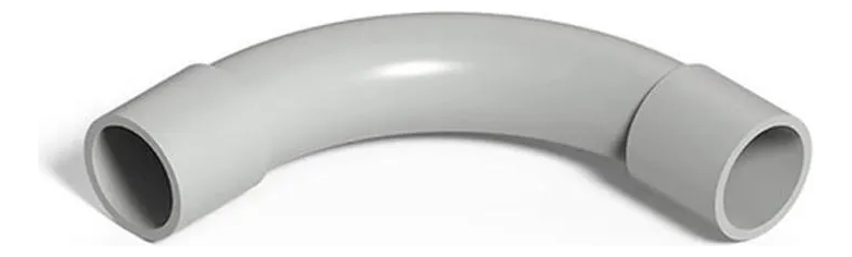 CURVA PVC TUBO RIGIDO 22MM GENROD - VTR022E