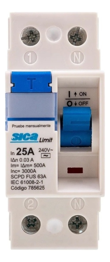 DISYUNTOR 2X25A 30MA 230V SICA - 785625