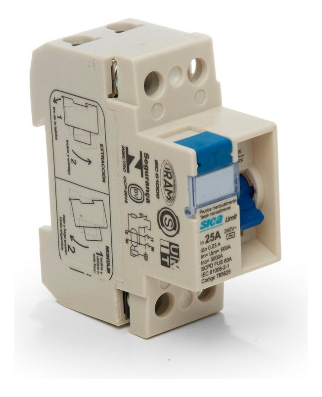 DISYUNTOR 2X25A 30MA 230V SICA - 785625