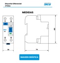 DISYUNTOR 2X40A 30MA 230V SICA - 785640