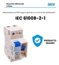 DISYUNTOR 2X40A 30MA 230V SICA - 785640