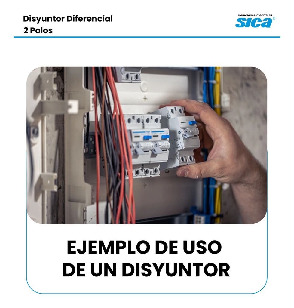 DISYUNTOR 2X40A 30MA 230V SICA - 785640