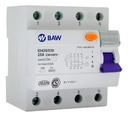 DISYUNTOR 4X25A 30MA AC BAW - ID425/030