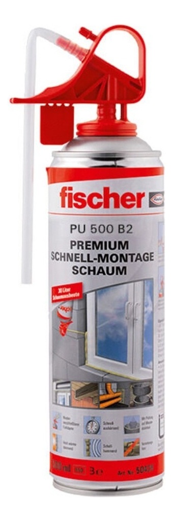 ESPUMA POLIURETANICA X 500ML FISCHER - 094727