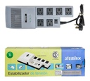 ESTABILIZADOR TENSION + FILTRO 6 TOMAS 500VA ATOMLUX - R 500@