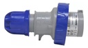 FICHA 2P+T 63A 220V 6H OPTIMA  IP67 SCAME - 218-6333