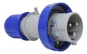 FICHA 2P+T 63A 220V 6H OPTIMA  IP67 SCAME - 218-6333