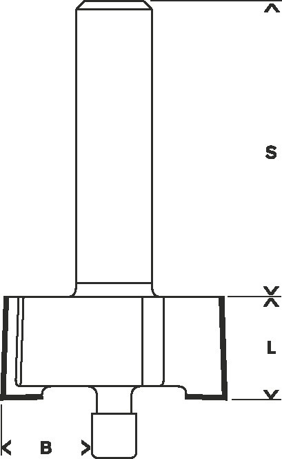 FRESA RIBETEADORA C/BALERO 1/2" BOSCH - 2608628417