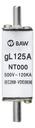 FUSIBLE ACR NH T000  10A 500V-50HZ GL BAW - NT00010