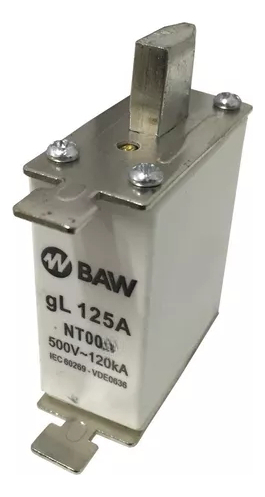 FUSIBLE ACR NH T000 125A 500V-50HZ GL BAW - NT000125