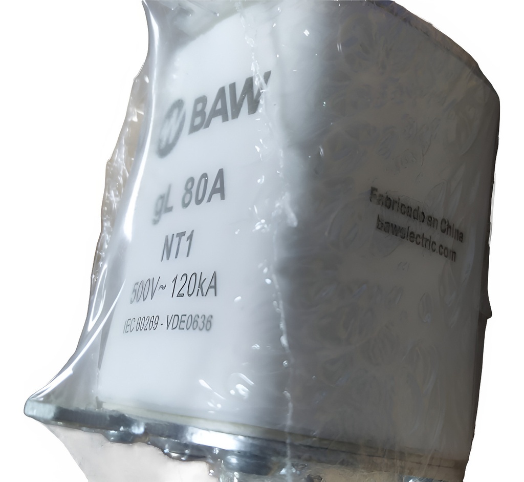 FUSIBLE ACR NH T01  80A 500V-50HZ GL BAW - NT180