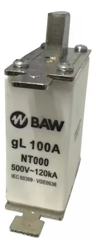 FUSIBLE ACR NH T01 100A 500V-50HZ. GL BAW - NT1100