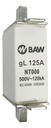 FUSIBLE ACR NH T01 100A 500V-50HZ. GL BAW - NT1100