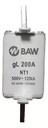 FUSIBLE ACR NH T01 100A 500V-50HZ. GL BAW - NT1100