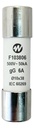 FUSIBLE CERAMICO 10X38MM.  6A GL BAW - F103806