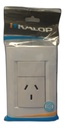 LLAVE CIVIL 1 TOMA 20A BLANCO KALOP - KS40759