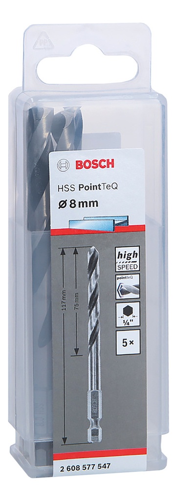 MECHA HSS  8MM METAL X 5 U BOSCH - 2608577547