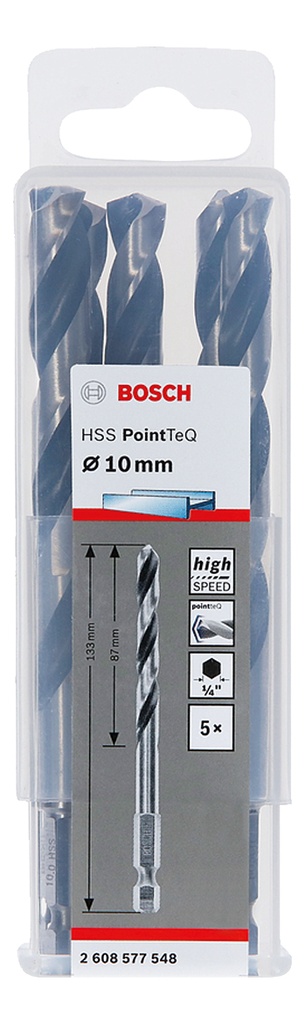 MECHA HSS 10MM METAL X 5 U BOSCH - 2608577548