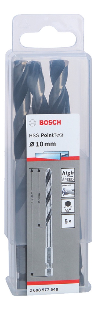 MECHA HSS 10MM METAL X 5 U BOSCH - 2608577548