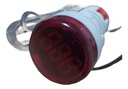 MINI TERMOMETRO DIGITAL -20º + 199ºC 50-380VCA 22MM ROJO BAW - B8ETM974Q