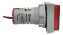 MINI VOLT/AMP/FRECUEN 22MM 80-500VCA 100A 20-75HZ ROJO BAW - B8EAUF4-100