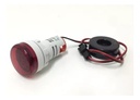 MINI VOLTIMETRO 22MM 80-500VCA ROJO BAW - B8EKW4S-100