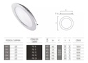 PANEL LED EMBUTIDO RED. 24W 4000K NOVALUCCE - 83562/101016