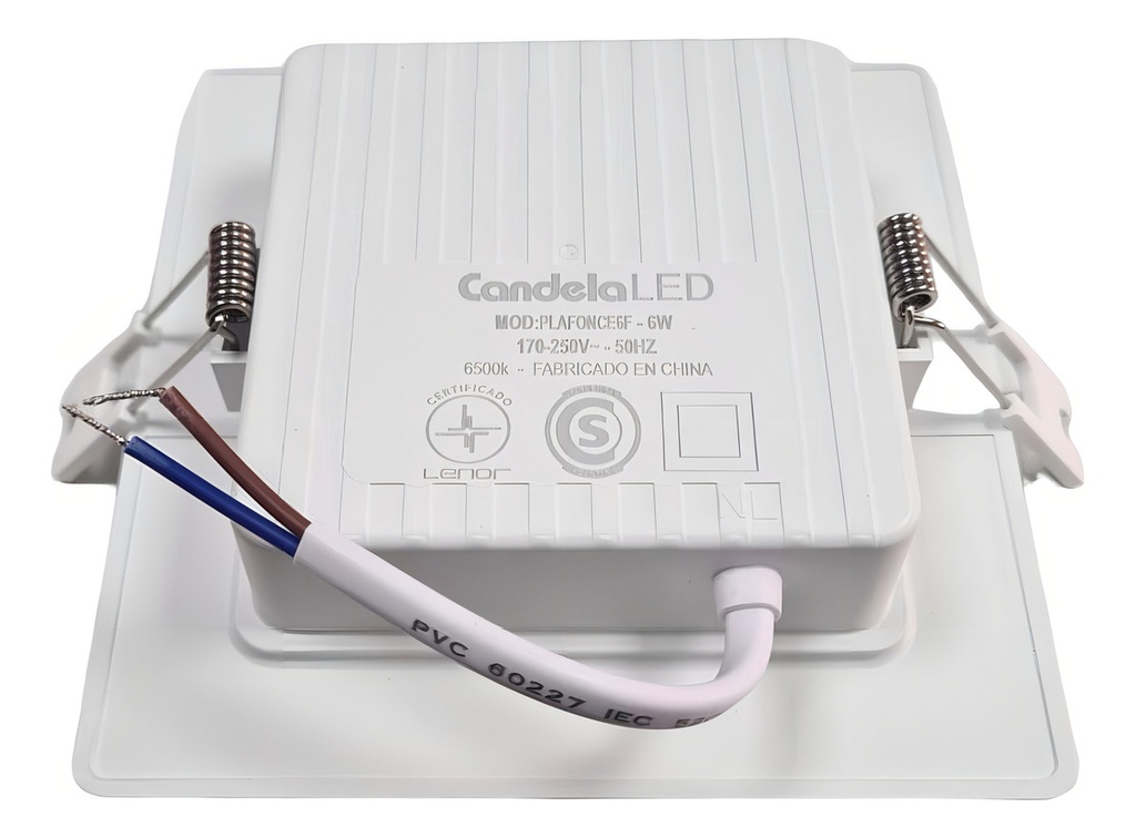 PANEL LED EMBUTIR CUADRADO  6W LD - CANDELA - 6823