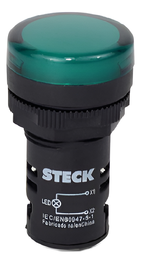 PILOTO LED AMARILLO 24V AC/DC STECK - SLDS243