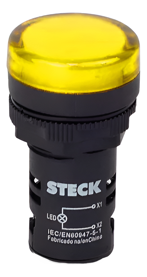 PILOTO LED AMARILLO 24V AC/DC STECK - SLDS243