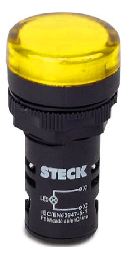 PILOTO LED AMARILLO 24V AC/DC STECK - SLDS243