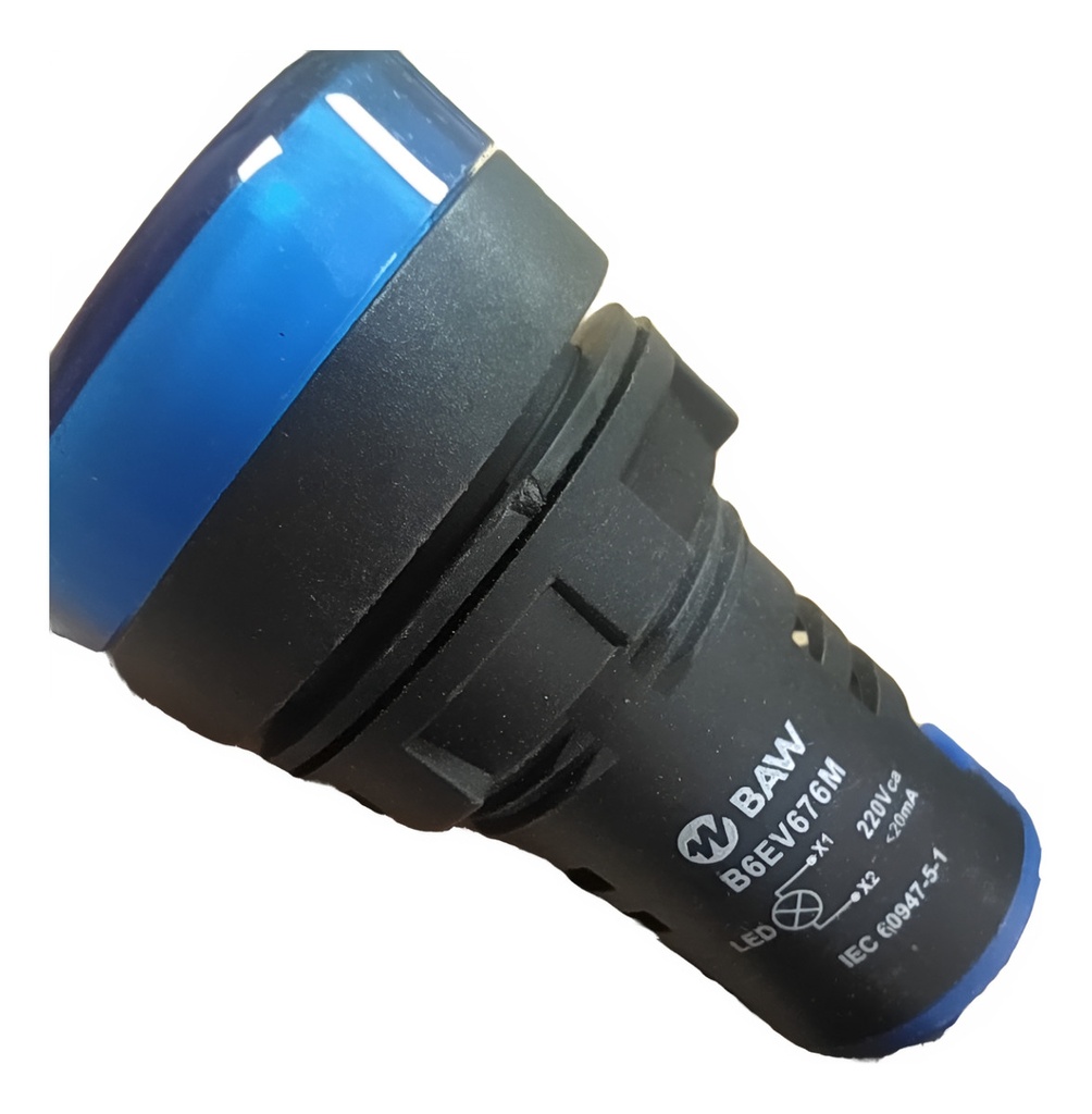 PILOTO LUMINOSO LED AZUL 230/110VCA BAW - B6EV676M