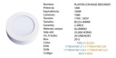 Plafon Led 18w Redondo Sobreponer Panel Aplicar Fria/calido
