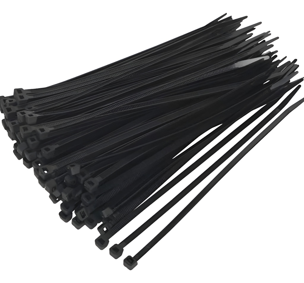 PRECINTOS 150X3,5MM 3-35MM NEGRO 100U STECK - CAB15035PT