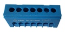 REPARTIDOR UNIPOLAR DIN 7X5,5MM 1,5-6MM AZUL BAW - BT107-80BL
