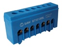 REPARTIDOR UNIPOLAR DIN 7X5,5MM 1,5-6MM AZUL BAW - BT107-80BL