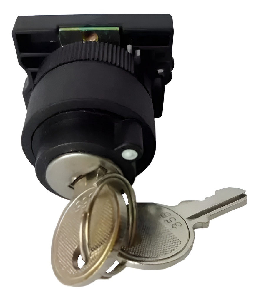 Selectora Plastica 2 Pos. 0-1 C/llave  Ip40 Steck Slcg8d0c